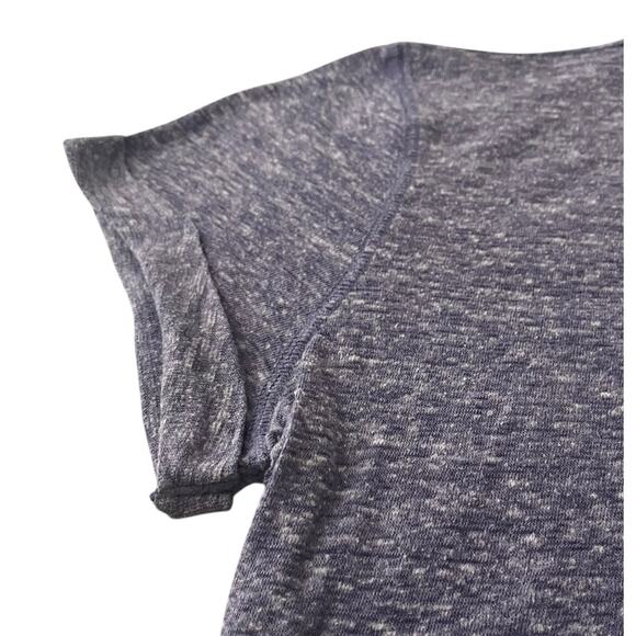 DANSKIN NOW ACTIVE TEE SHIRT, WOMENS, L, HEATHER LAVENDER, SHORT SLEEVE, V-NECK - Picture 7 of 10